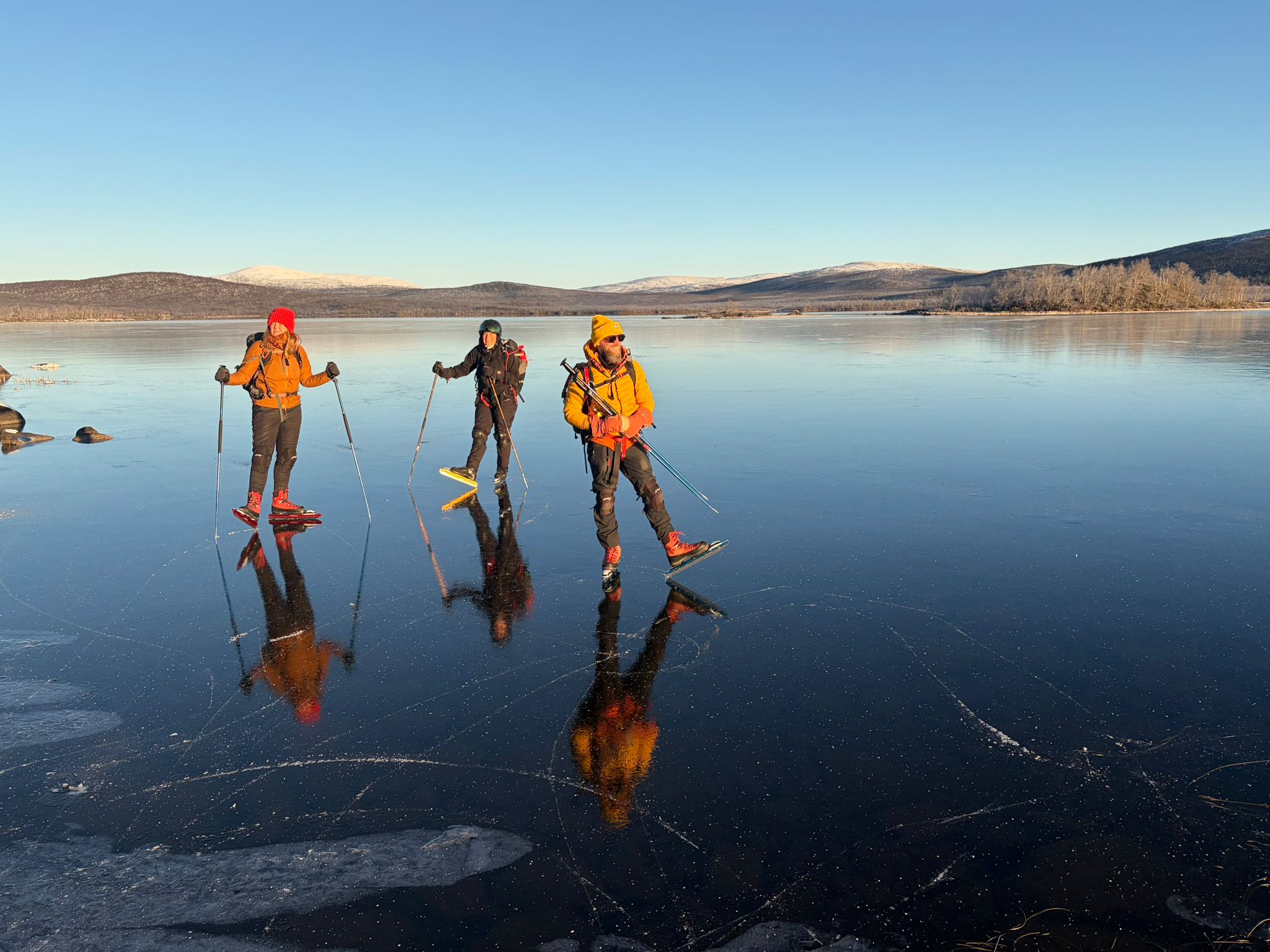 Retkiluistelu maisema placeholder